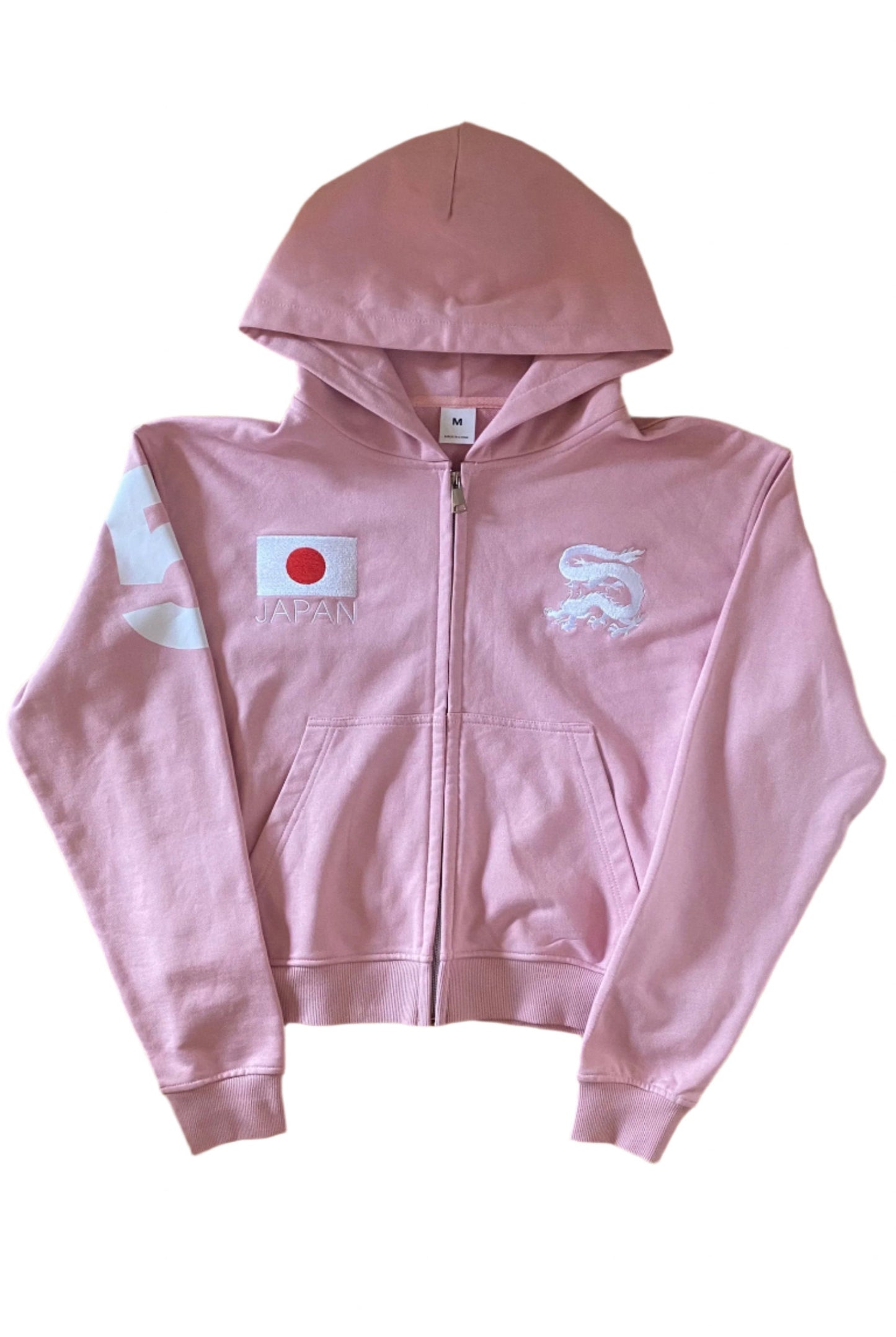 JAPAN zip up pink