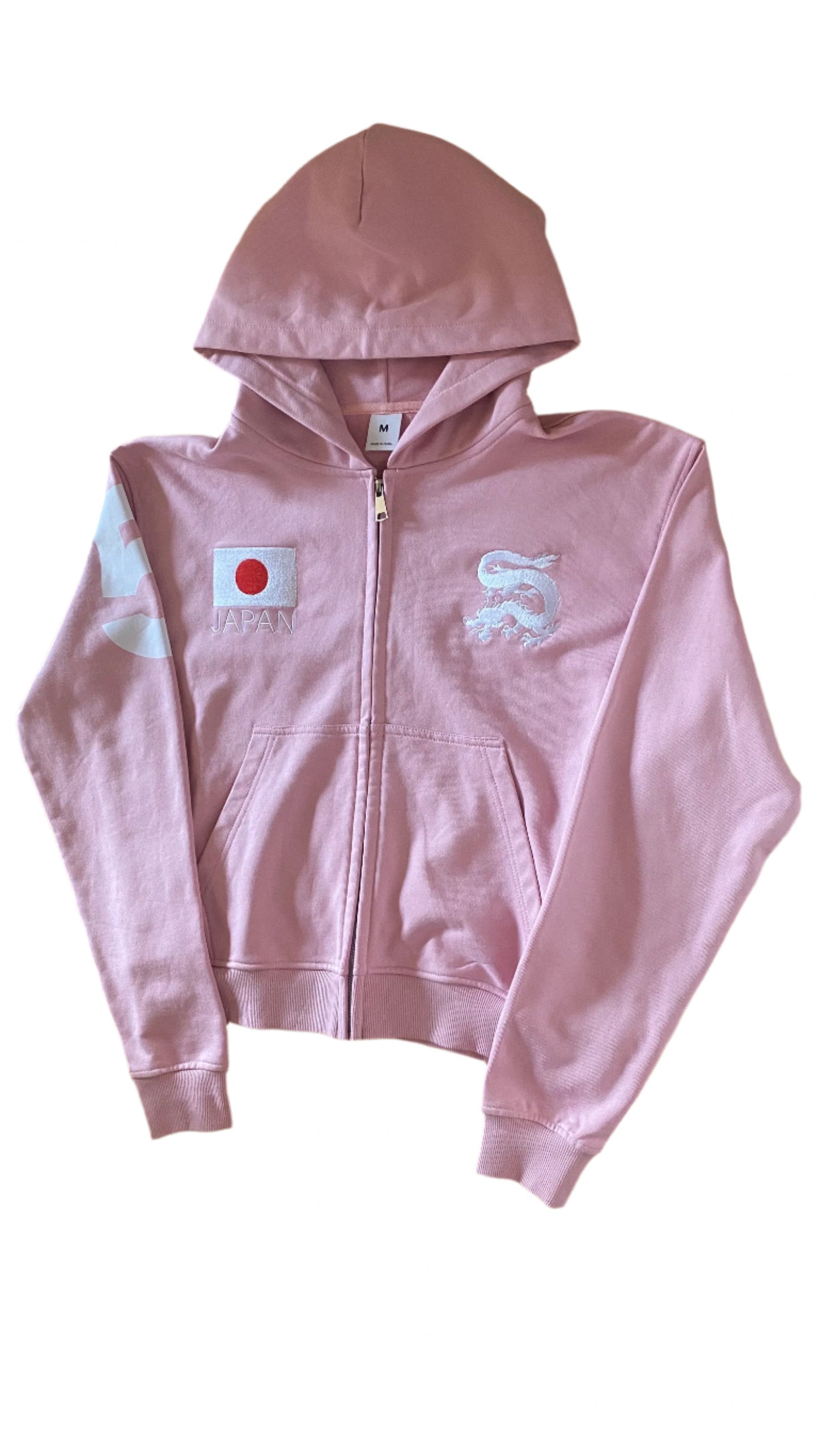 JAPAN zip up pink