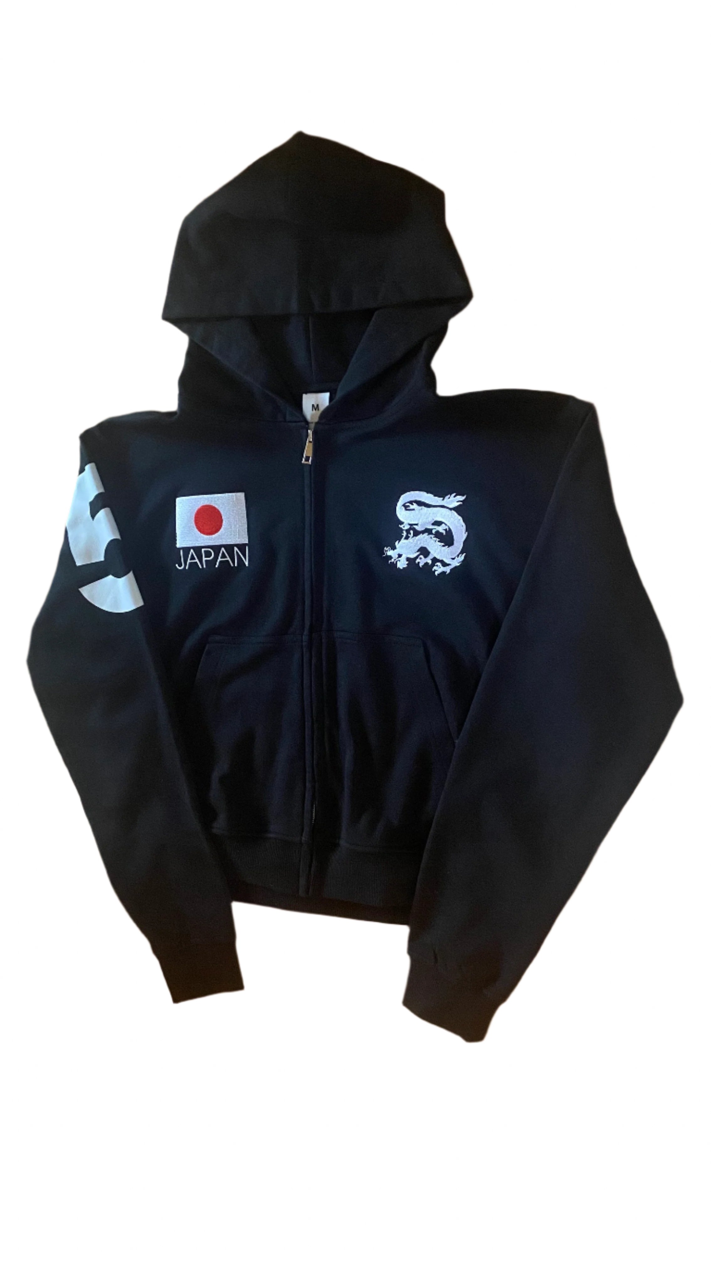 JAPAN zip up black – Archived Apparel